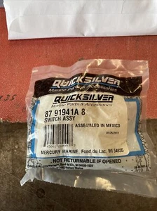 New Mercury Mercruiser Quicksilver OEM Part # 87-91941A 8 SWITCH ASSY - Picture 1 of 1
