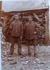 1914 Aisne Frankreich nach dem harten Kampf eine Fluppe rauchen in Chivres Foto