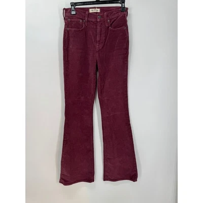 Pantalón acampanado vintage Madewell The Perfect pana morado para mujer talla 23 Foto 1 de 4