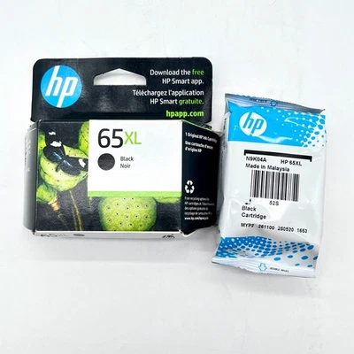 Cartucho de tinta original HP 65XL alto rendimiento negro (N9K04AN) - caja abierta nueva Foto 1 de 4