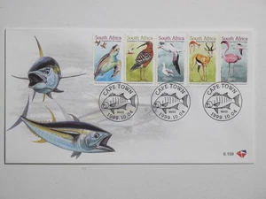 Südafrika 1999 Fauna Wildtiere Tiere FDC Kapstadt Michel 1152-1156 - Bild 1 von 2