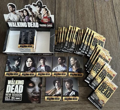 2011 CRYPTZOIC THE WALKING DEAD SEASON 1 COMPLETE SET 1-81  EMPTY BOX & WRAPPERS - Image 1 of 2