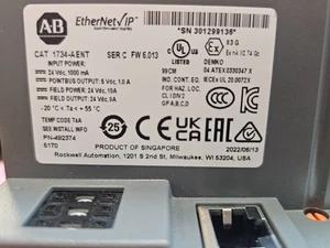 Allen-Bradley 1734-AENT Ethernet/IP Point I/O Adapter Module - Picture 1 of 5