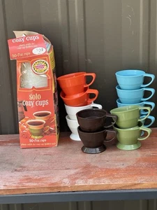 Solo Cozy Cups 12 Vintage & Package Cozy Cup Refills Coffee Cups - Picture 1 of 5