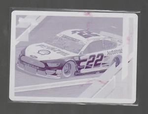 Joey Logano 2020 Donruss Printing Plate 1/1 1/1 - Picture 1 of 2