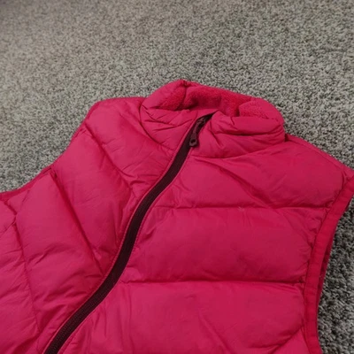 Chaleco Mountain Hardwear Para Mujer M Rosa Abajo Puffer Cremallera Completa Acolchado Aislado Caminata Foto 1 de 4