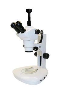 8X ~ 50XWide-field Stereo Zoom Simul-Focal Trinocular Microscope 5MP Digital Cam - Imagen 1 de 2