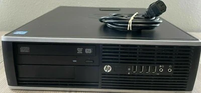 HP Compaq 8300 Elite SFF i5-3470 3.20GHz 8GB RAM 3TB HDD Windows 10 Pro w/Extras - Image 1 of 4