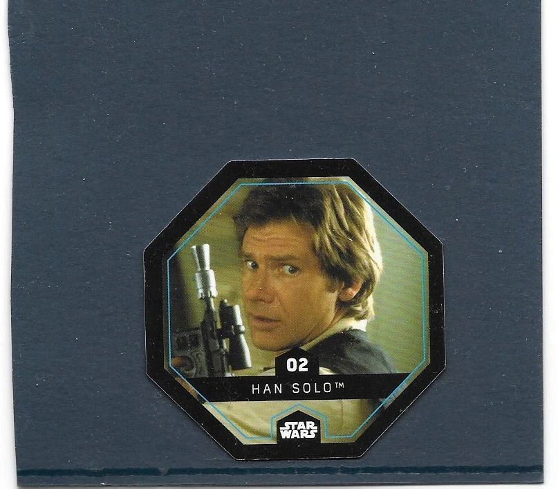 JETON COLLECTOR 2015.STAR WARS (LECLERC). HAN SOLO. N° 02  COSMIC SHELLS - Photo 1/1