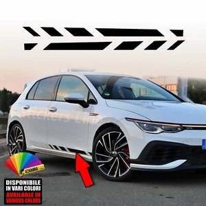 Adesivi laterali Club Sport per portiere Volkswagen GOLF 8 strisce fiancate VW - Foto 1 di 5
