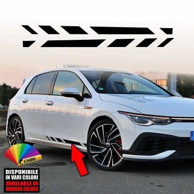 Adesivi laterali Club Sport per portiere Volkswagen GOLF 8 strisce fiancate VW