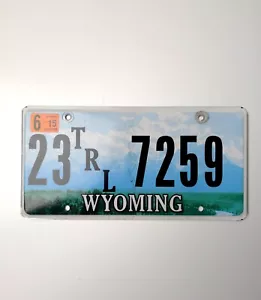 Matrícula WYOMING 2008-16 (etiqueta 2015) | Condado de Sublette | 23-7259 - Imagen 1 de 4