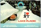 Postcard - Olympic Bobrun, Mt. Van Hoevenberg - Lake Placid, New York