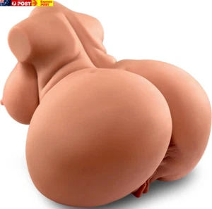 BBW Fat Brown Sex Doll with Big Ass and Boobs, Pussy Ass Male Masturbator Toy fo - Picture 1 of 8