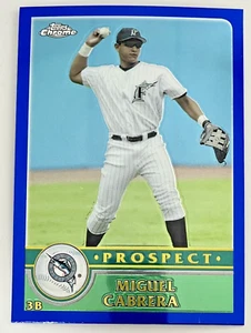 MIGUEL CABRERA 2003 Topps Traded Chrome Prospect Baseball #T126 Florida Marlins - Picture 1 of 2
