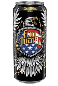 Full Throttle Citrus: Hard-Working Energy Drink. 16 Fl oz (Pack of 15) - Picture 1 of 5