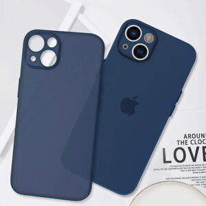For iPhone 13 12 11 Pro XS MAX X XR 8 7 Plus Matte Silicone Bumper Case Cover