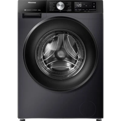 Hisense WD3S8043BB3 Free Standing Washer Dryer 8Kg 1400 rpm Black D Rated - Image 1 of 4