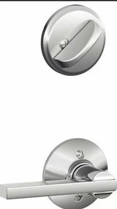 Schlage F59-LAT 625 Latitude Einzylinder Innenpaket - Exterieur - Chrom - Bild 1 von 6