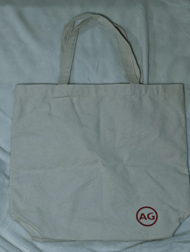 Bolso de Mano LUXE AG Adriano Goldschmied Tamaño Mediano Lona Caqui Sólido Logo Foto 1 de 1