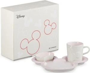 Le Creuset Mickey Mouse Collection Tableware Set Minnie Pink Disney from Japan - Picture 1 of 4