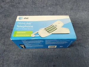 Teléfono con cable AT&T Tl-210WH Trimline - Blanco NUEVO u-1D - Imagen 1 de 3