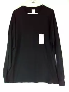Top Fruit of The Loom Long Sleeve Layer Men Women Unisex T Shirt Tee Sz XL New - Picture 1 of 9