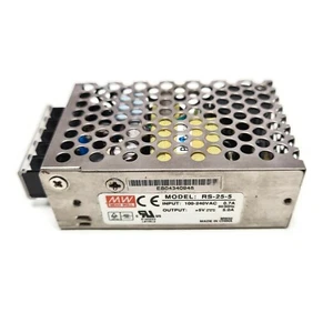 MEANWELL Low Profile 5 Volts 5 Amps Power Supply. Type RS-25-5 - Picture 1 of 6