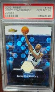 2002 Finest Jerry Stackhouse PSA 10 - UNC - RARE - PSA Registry - Picture 1 of 1