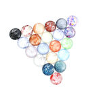 50Pcs Marble Glass Beads for Jewelry Making 10mm Mixed Color
