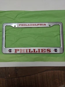 Philadelphia Phillies Chrome License Plate Frame. - Picture 1 of 5