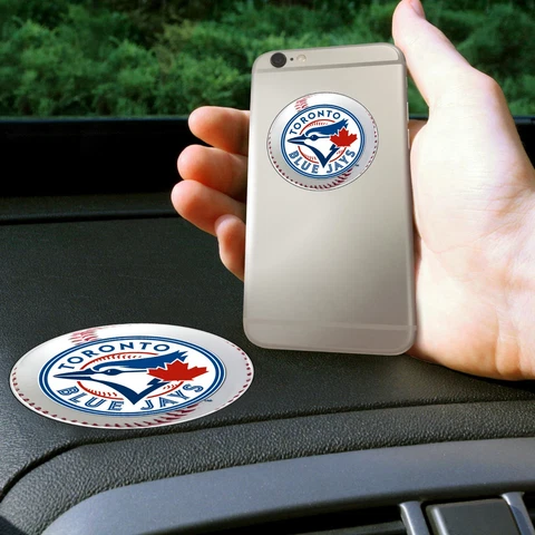 Fanmats MLB Toronto Blue Jays Get a Grip Cell Phone Grip Thick Polymer Stickers Cover