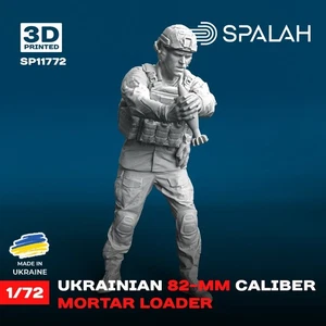 Cargador de mortero ucraniano calibre 82 mm escala figura modelo 1:72 Spalah SP11772 - Imagen 1 de 3