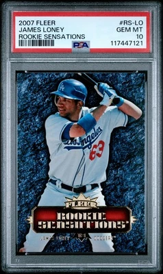 2007 FLEER ROOKIE SENSATIONS #RS-LO JAMES LONEY PSA 10 - Image 1 of 2