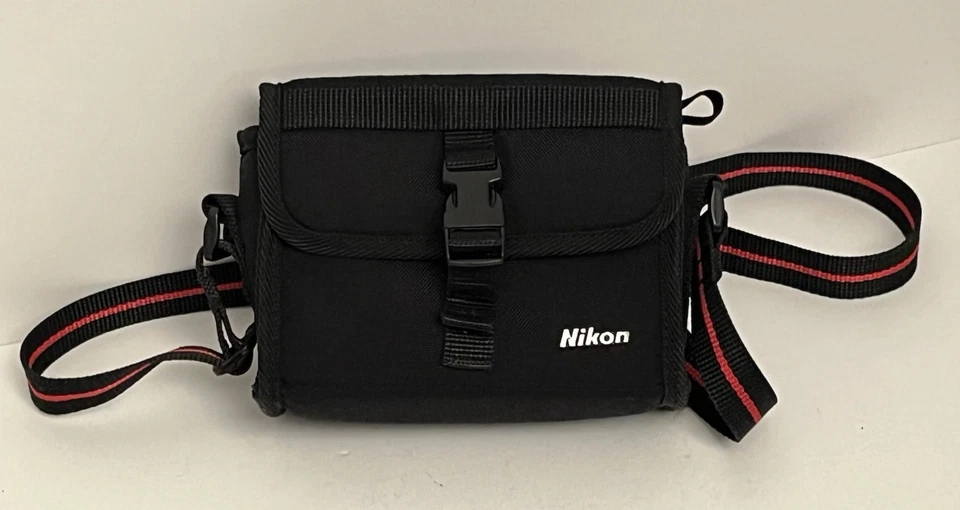 Estojo acolchoado para câmera digital SLR Nikon alça de ombro ajustável bolsa gadget dividir - Imagem 1 de 4
