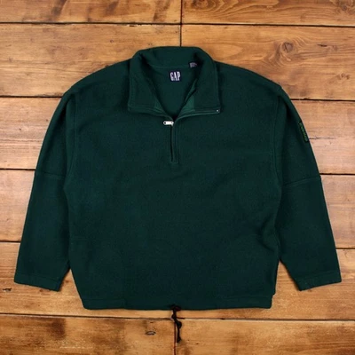 Vintage GAP Outdoor Jacket XL 90s Alpine Series Downhill LT 10019 Fleece Green - Image 1 of 4