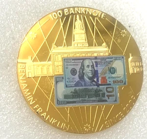 2010 $100 Dollar Commemorative Declaration of Independence Coin History - Picture 1 of 6