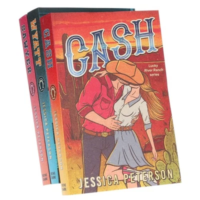 Lucky River Ranch Series by Jessica Peterson 3 Books Collection Set -Fiction-PB - Image 1 of 4