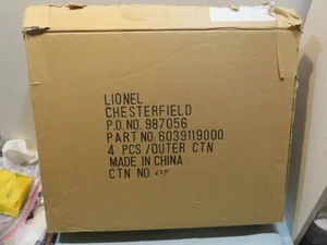 NIB 2000 Lionel 6-39119 Southern Aluminum Passenger Car Four-Pack in Orig Box - Picture 1 of 7