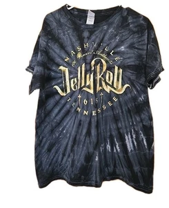 Camicia Jelly Roll splendidamente rotta tour concerto merchandise (grande) nuova - Foto 1 di 4