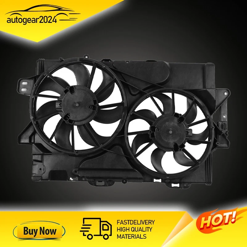 Engine Radiator Cooling Fan Assembly for 2010-17 Chevrolet Equinox GMC Terrain Foto 1 de 4