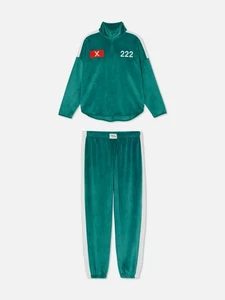 Juego de Pijama Largo Juego Calamar Primark Nuevo Damas Mujeres Etiqueta de Tendencia - Imagen 1 de 8
