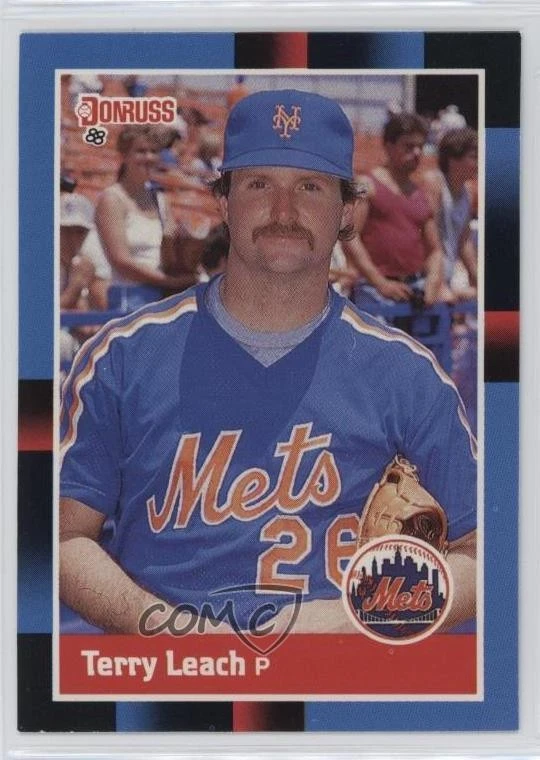 1988 Donruss Terry Leach (Five Lines of Text on Back) #603 - Image 1 of 2