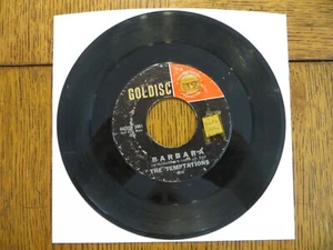 The Temptations – Barbara / Someday - 1960 - Goldisc 3001 7" Single VG/Generic - Picture 1 of 2