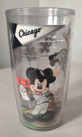Tervis 2010 MLB 16 oz Plastic Cup Tumbler Disney Chicago White Sox Mickey Goofy Cover