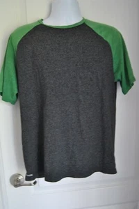 Men's T-Shirt by Free Country Ultimate Comfort Size L Green and Gray in color - Picture 1 of 12