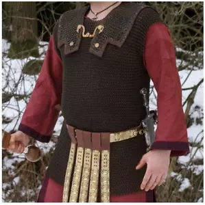 Lorica Hamata mittelalterliche römische Rüstung Kettenpost Shirt Cosplay... - Bild 1 von 3