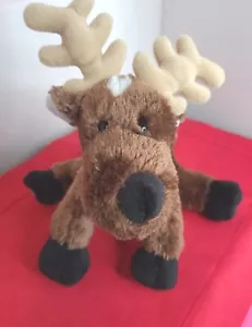 Ganz Reindeer Moose Elk Stuffed Plush Animal 9" Tall Brown Webkinz No Code - Picture 1 of 7