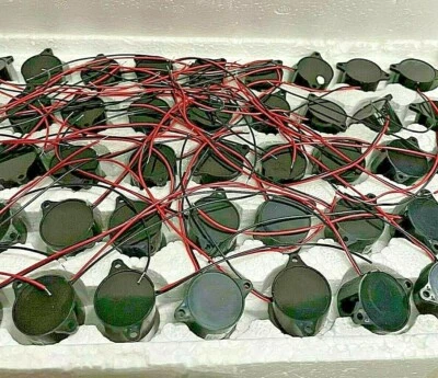 Buzzer Sounder ABI-006-RC 90dB Panel Mount Piezo Bleeper Wires RS PRO x 1pc  - Image 1 of 4