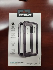 Samsung Galaxy S9 Case - Pelican Voyager Case (Clear/Grey) - Picture 1 of 1